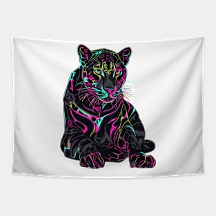 Pop Art Panther Tapestry