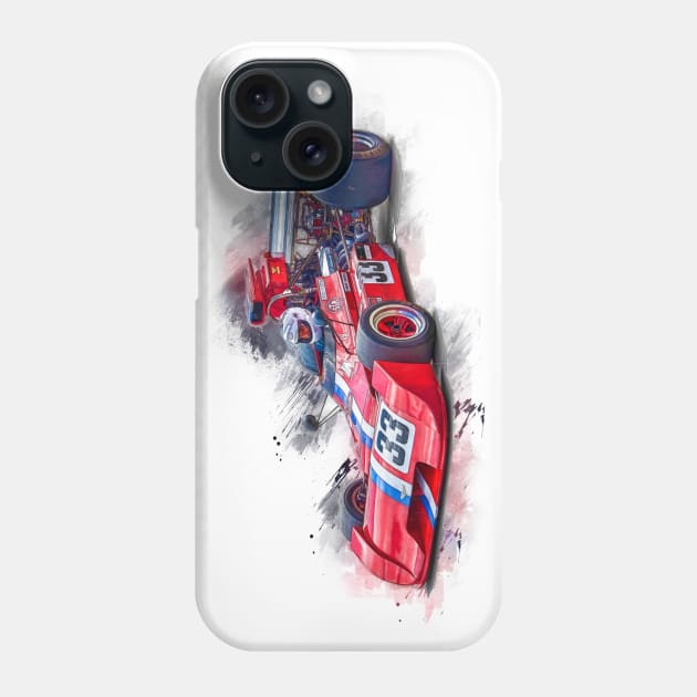 Formula 5000 Chevron B24 Phone Case by Transchroma