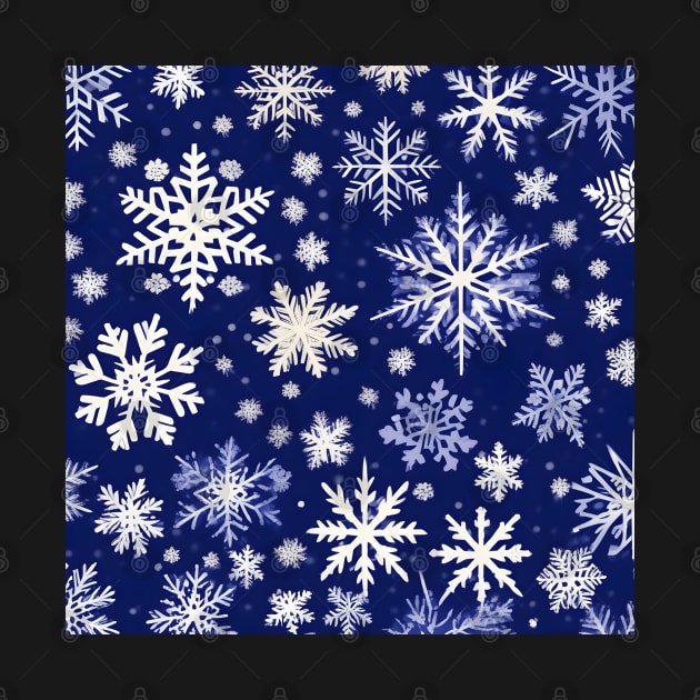 Chiyogami Snowflakes Pattern by craftydesigns