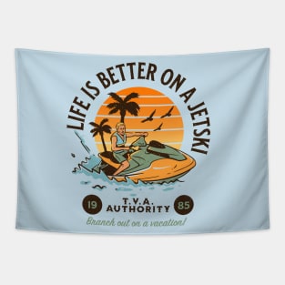 Life is Better on a Jetski Tapestry