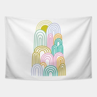 Rainbow empire Tapestry