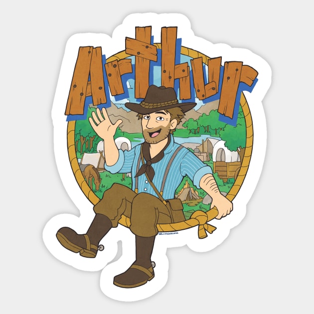 Arthur Morgan Red Dead Redemption 2 Vinyl Sticker -  Hong Kong