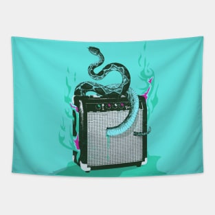 SNAKE AMPLIFIRE (BLUE) Tapestry