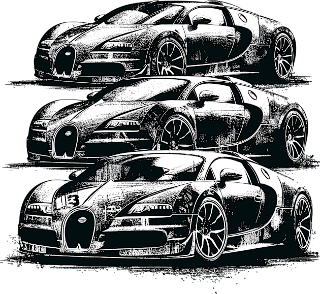 Bugatti Veyron Kids T-Shirt by Vehicles-Art