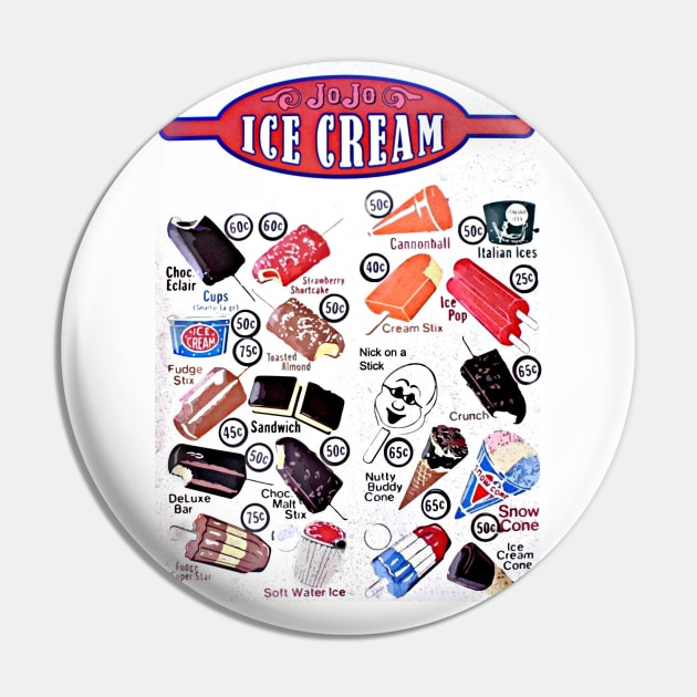 Jojo's Ice Cream Pin by SoggyCheeseFry