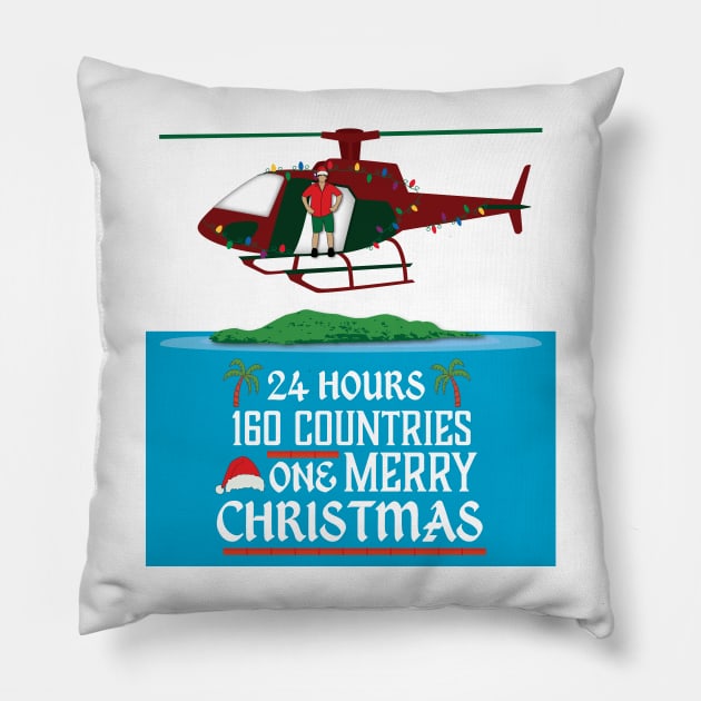 Survivor Jeff Probst One Merry Christmas Pillow by katietedesco