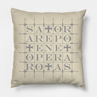 SATOR Square [GREY] Pillow