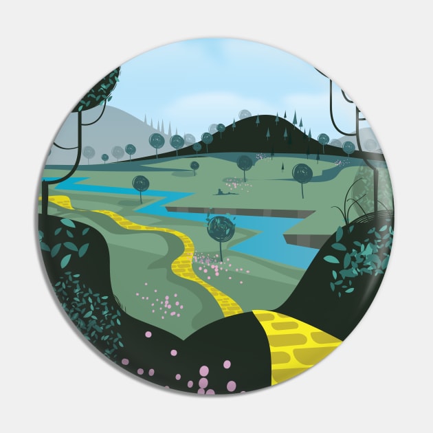 Yellow Brick Road Pin by nickemporium1