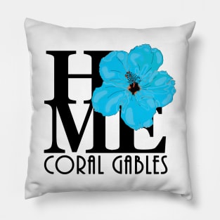 HOME Coral Gables Florida Pillow