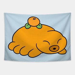 Orange Fruit Waterbear Tapestry