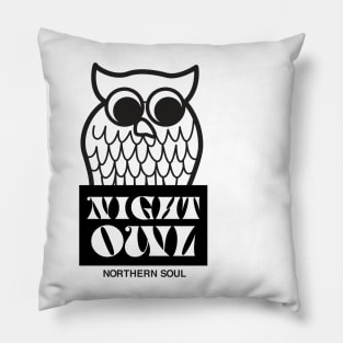 Northern Soul Night Owl Pillow