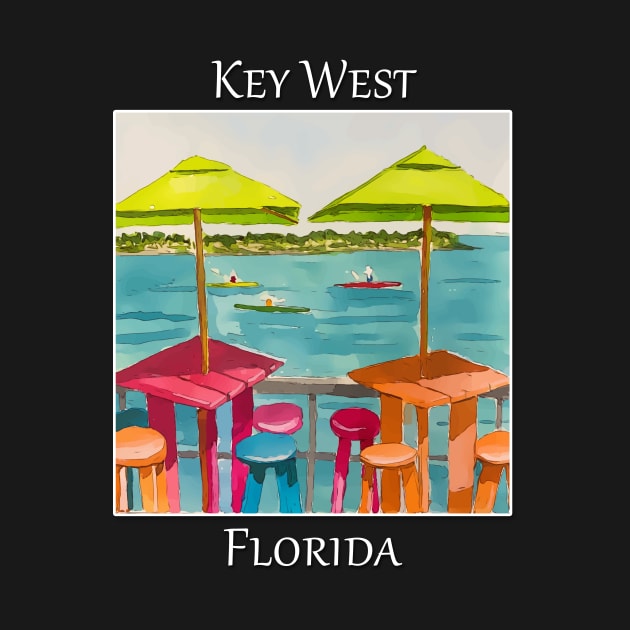 Key West Florida Umbrellas - WelshDesigns by WelshDesigns