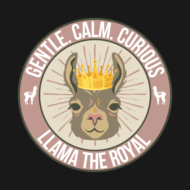 Llama The Royal by MhyrArt