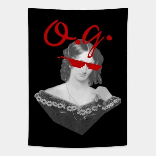 Mary Shelley, the OG--Original Goth Tapestry