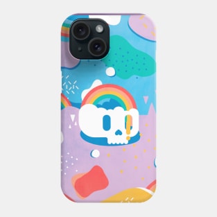 Rainbow Skull Phone Case