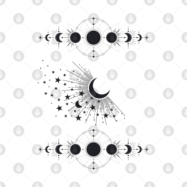 Moon Pattern by Kiyiya Designs