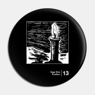 Sigur Ros - Minimalist Style Graphic Artwork Design Pin