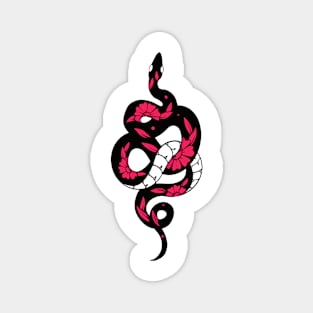 Flower snake 2 Magnet