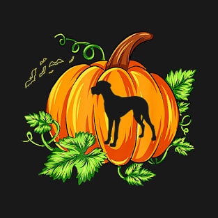 Funny Halloween Costume Great Dane Dog Pumpkin T-Shirt