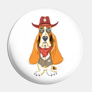 Basset Hound Pin