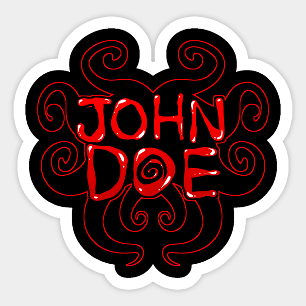 JOHN DOE logo - John Doe Game - Sticker