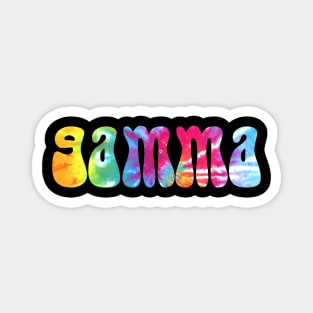 Tie Dye Gamma Magnet