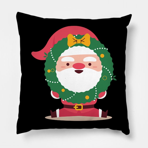 Funny Santa Claus Pillow by benayache