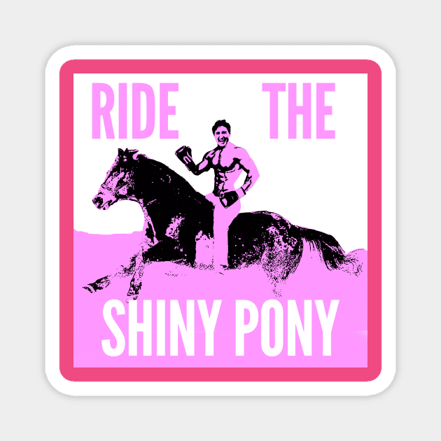 Ride The Shiny Pony Magnet by Canada Is Boring Podcast