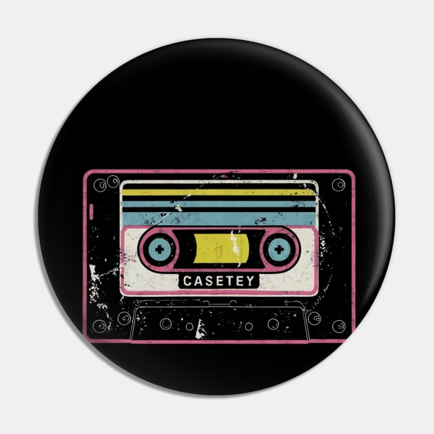 cassette Tape retro Pin by Aldrvnd