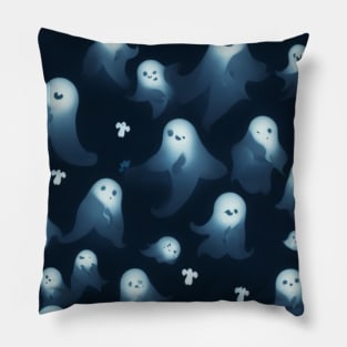 cute ghost pattern Pillow