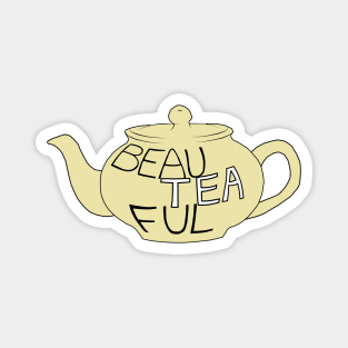 Yellow teapot Magnet