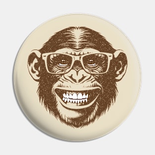 Fancy Chimpanzee Pin