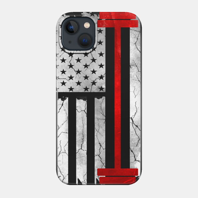 American Flag weight lifting - Exercise - Phone Case