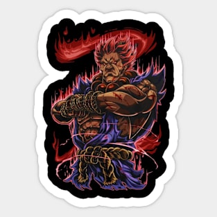 Akuma - Street Fighter Sticker for Sale by omenastore