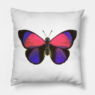 Claudina Butterfly Digital Painting Pillow