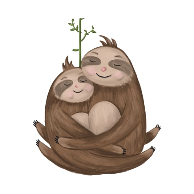 Sloths by annaprint