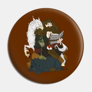 Bearded Zookeeper Pin