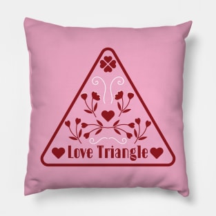 Love Triangle | Book Tropes | Book themed Pillow