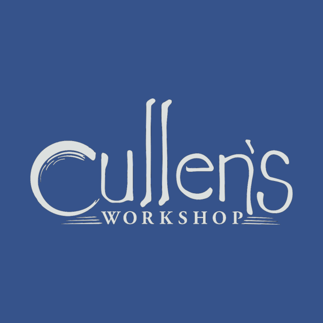 Cullen's Workshop White Logo by Cullen's Workshop