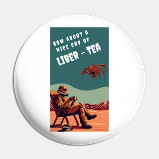 Cup of Liber-Tea Pin