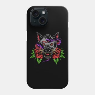 Black Jaguar and Snake Combo Phone Case