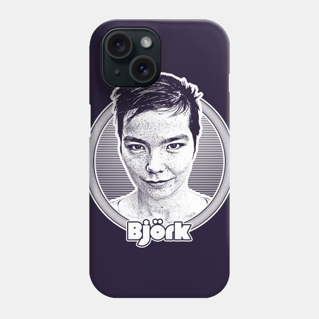 Björk /// Retro Style Fan Art Design Phone Case by DankFutura