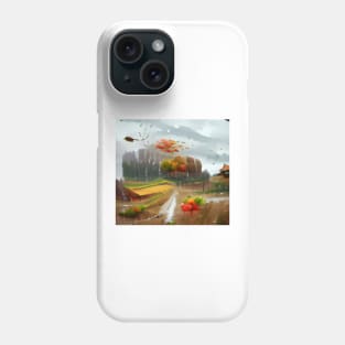 Rainy Autumn Day Phone Case