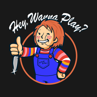 Funny Cute Child 80's Horror Movie Slasher Mashup Parody T-Shirt