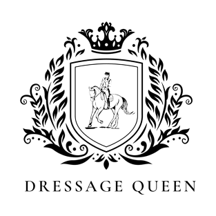 Dressage Queen black design T-Shirt