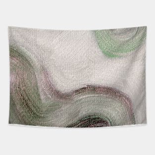 Purple Green Gray Abstract Art Tapestry