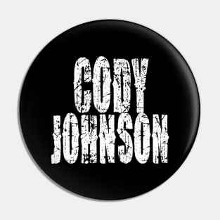 Cody Johnson whitecolor Pin