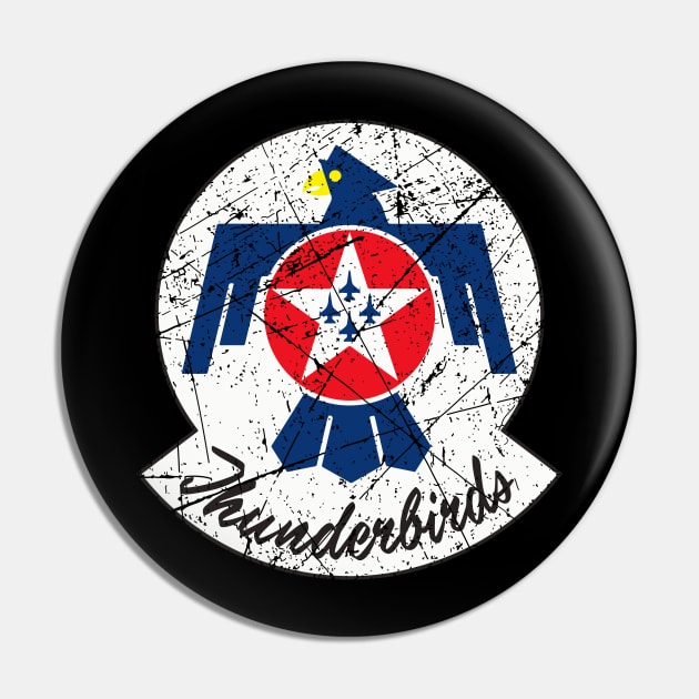 Thunderbirds USAF Vintage Pin by Mandra