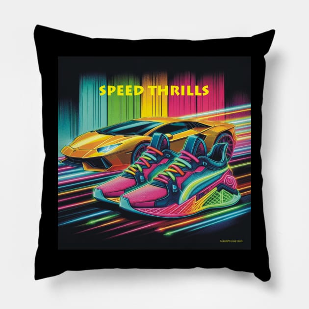 Speed Thrills . Pillow by Canadaman99