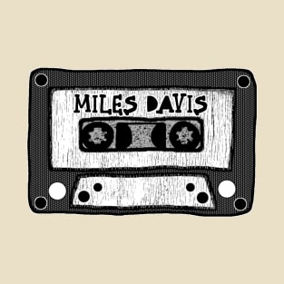 davis cassette black and white T-Shirt